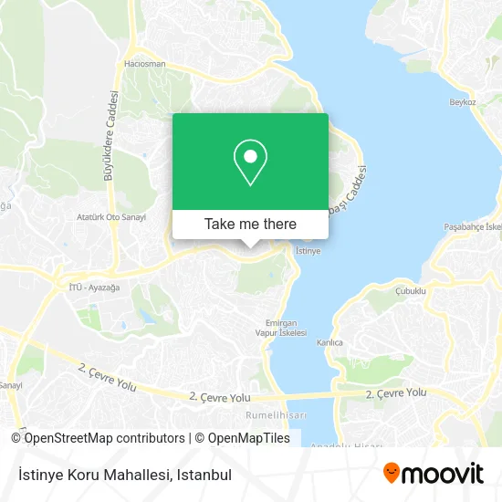 İstinye Koru Mahallesi map