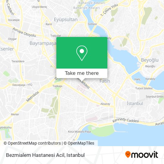 Bezmialem Hastanesi Acil map