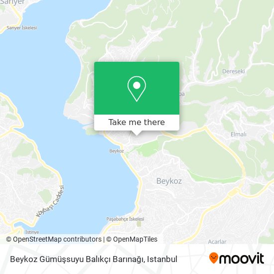 Beykoz Gümüşsuyu Balıkçı Barınağı map