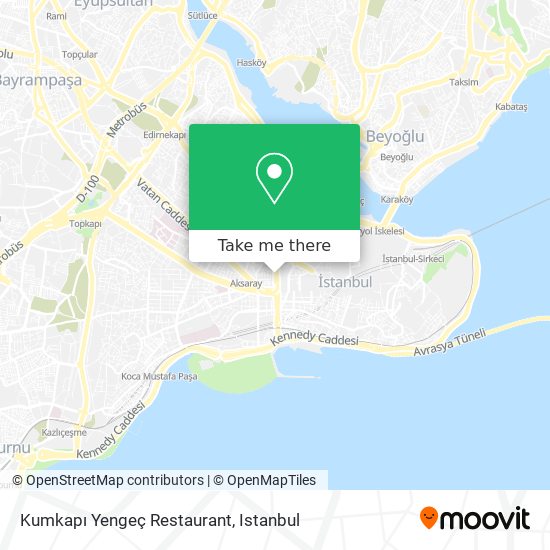 Kumkapı Yengeç Restaurant map