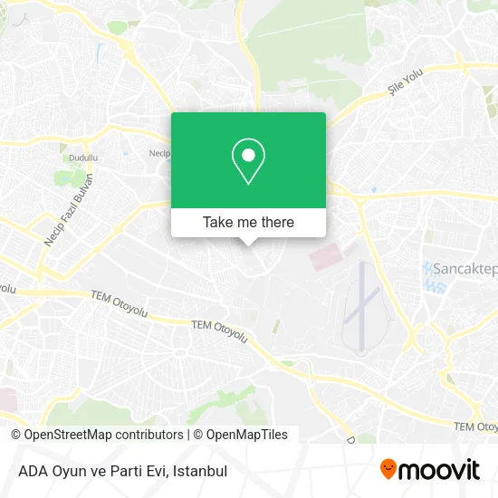 ADA Oyun ve Parti Evi map