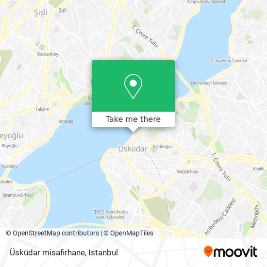 Üsküdar misafirhane map