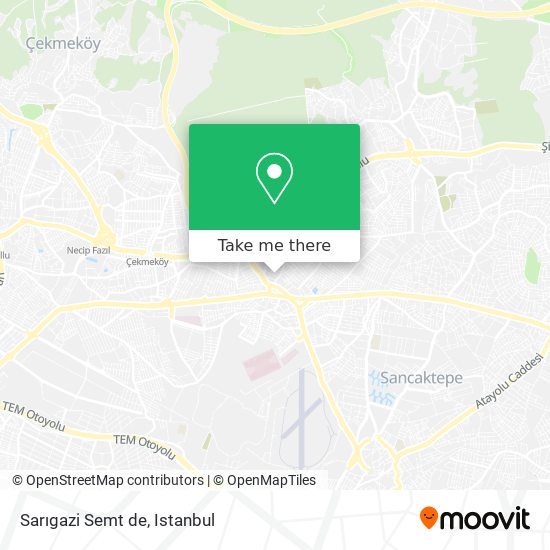 Sarıgazi  Semt de map