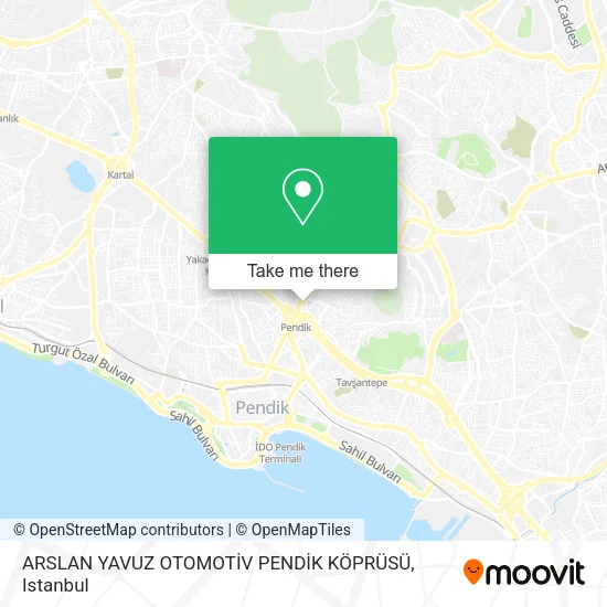 ARSLAN YAVUZ OTOMOTİV  PENDİK KÖPRÜSÜ map