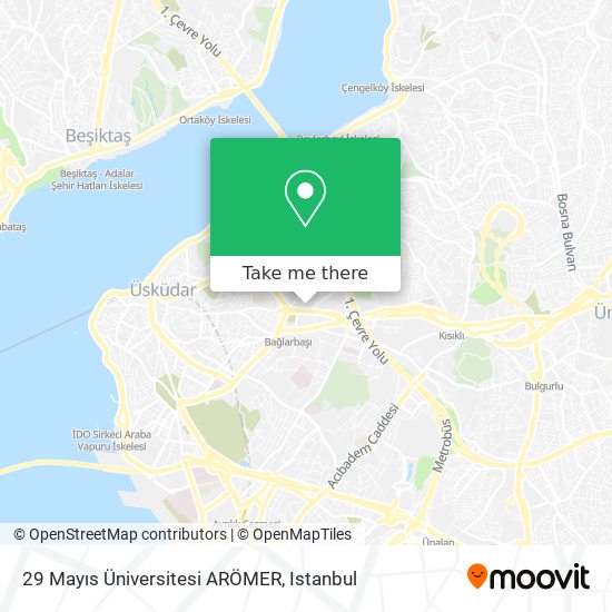 29 Mayıs Üniversitesi ARÖMER map