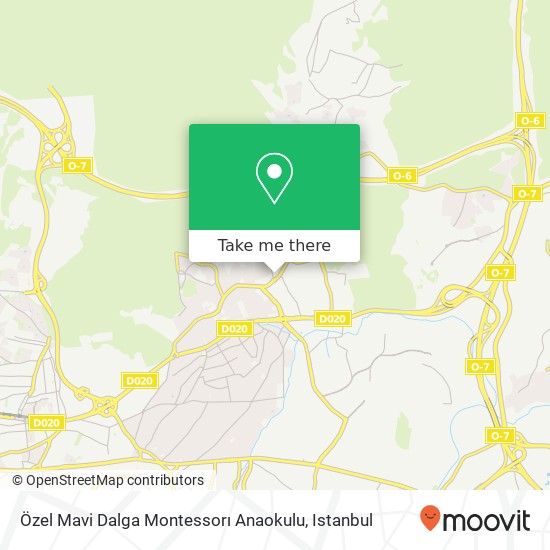 Özel Mavi Dalga Montessorı Anaokulu map