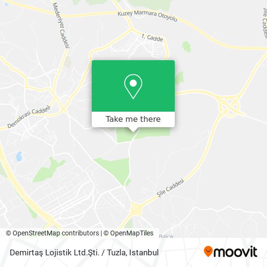 Demirtaş Lojistik Ltd.Şti. / Tuzla map