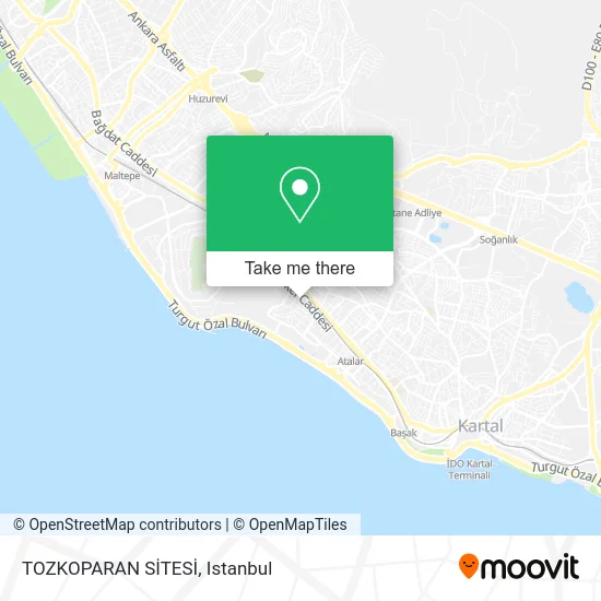 TOZKOPARAN SİTESİ map