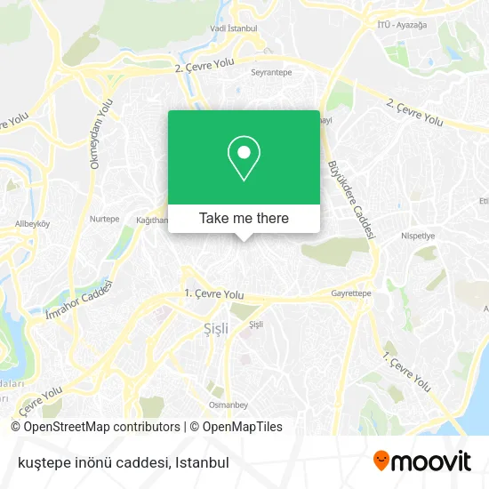 kuştepe inönü caddesi map