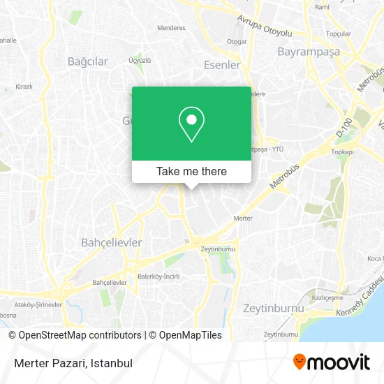 Merter Pazari map