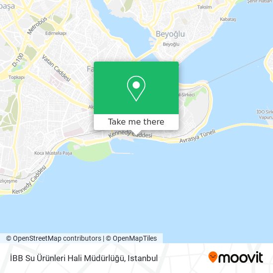 İBB Su Ürünleri Hali Müdürlüğü map