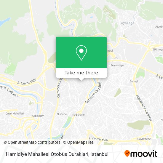 Hamidiye Mahallesi Otobüs Duraklari map