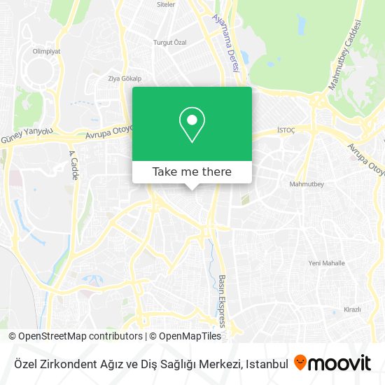 Özel Zirkondent Ağız ve Diş Sağlığı Merkezi map