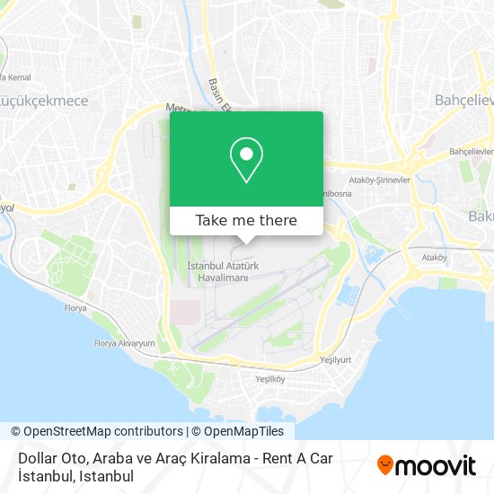 Dollar Oto, Araba ve Araç Kiralama - Rent A Car İstanbul map