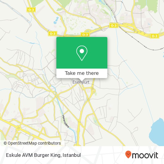 Eskule AVM Burger King map