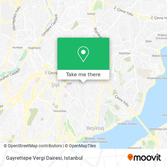 Gayrettepe Vergi Dairesi map