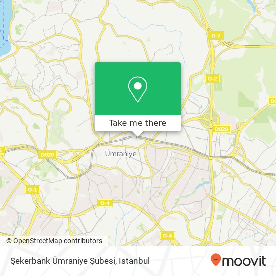 Şekerbank Ümraniye Şubesi map