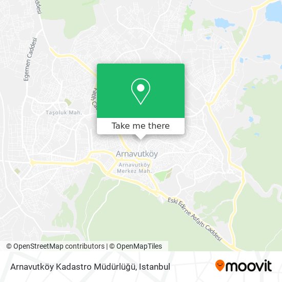 Arnavutköy Kadastro Müdürlüğü map