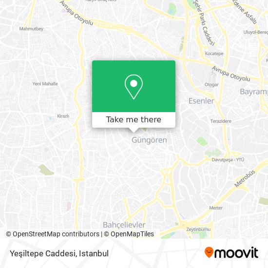 Yeşiltepe Caddesi map