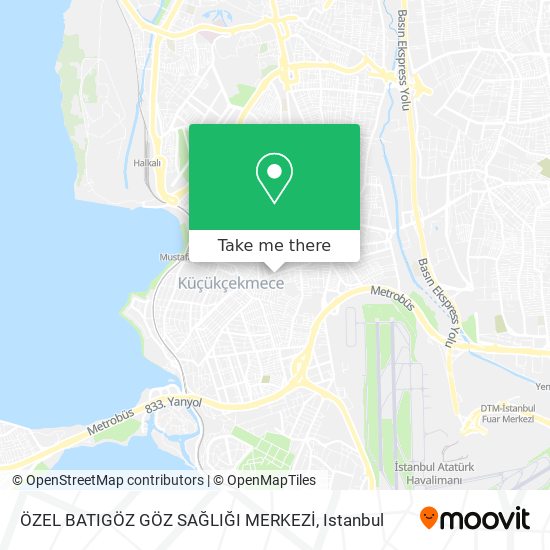 ÖZEL BATIGÖZ GÖZ SAĞLIĞI MERKEZİ map