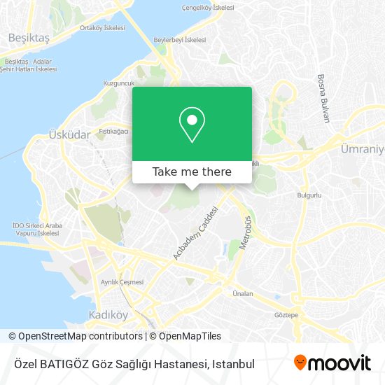 Özel BATIGÖZ Göz Sağlığı Hastanesi map