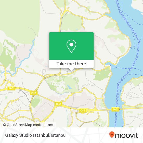 Galaxy Studio Istanbul map