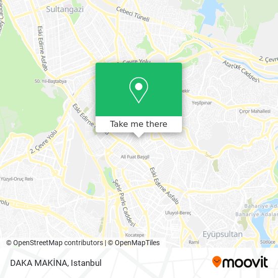 DAKA MAKİNA map