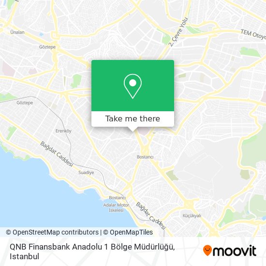 QNB Finansbank Anadolu 1 Bölge Müdürlüğü map