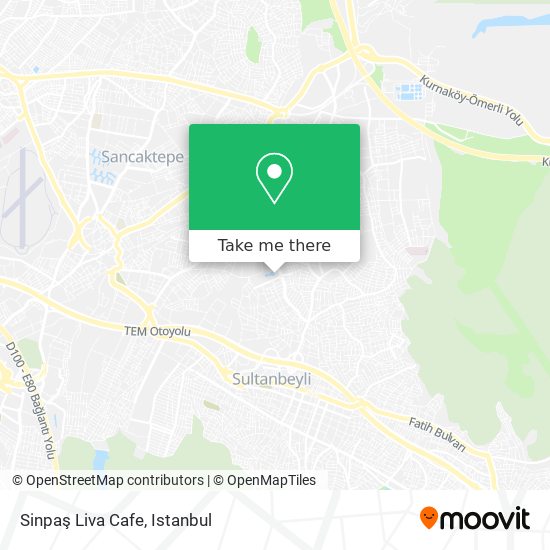 Sinpaş Liva Cafe map