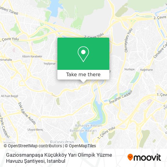 Gaziosmanpaşa Küçükköy Yarı Olimpik Yüzme Havuzu Şantiyesi map