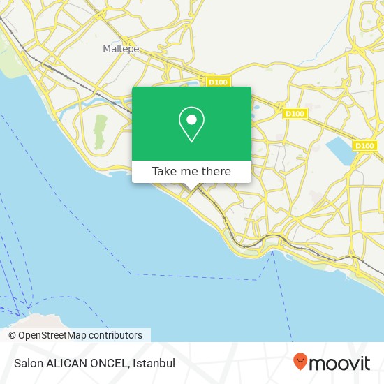 Salon ALICAN ONCEL map