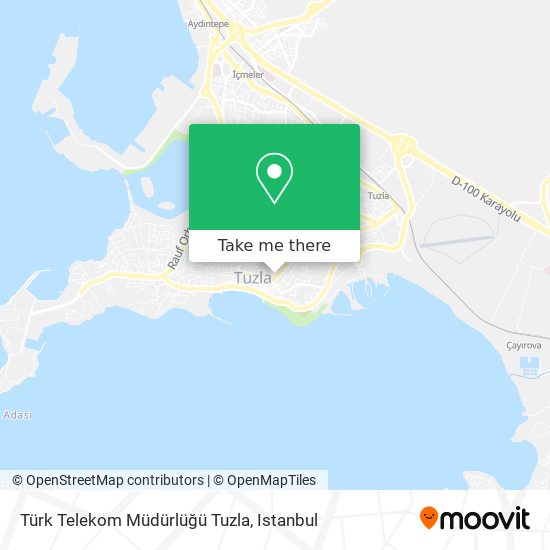 Türk Telekom Müdürlüğü Tuzla map