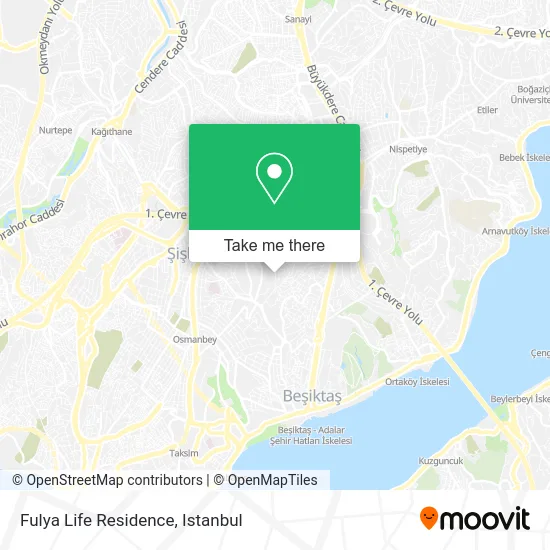 Fulya Life Residence map