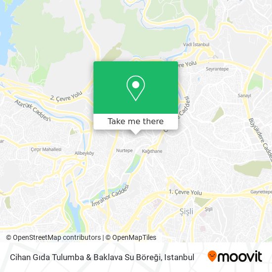 Cihan Gıda Tulumba & Baklava Su Böreği map