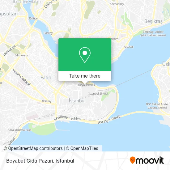 Boyabat Gida Pazari map