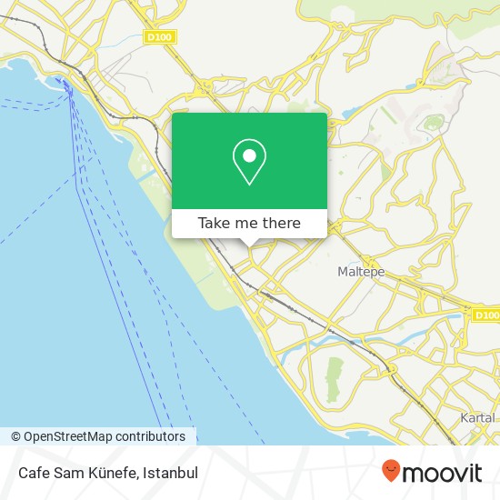 Cafe Sam Künefe map
