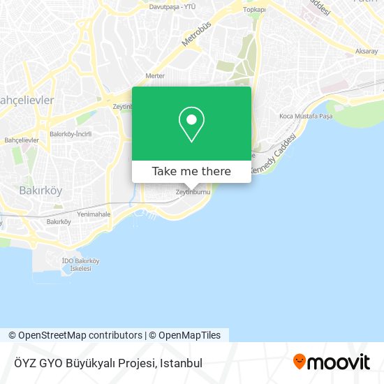 ÖYZ GYO Büyükyalı Projesi map