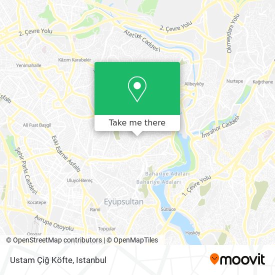 Ustam Çiğ Köfte map