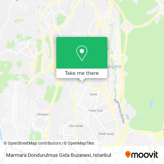 Marmara Dondurulmus Gida Buzanesi map