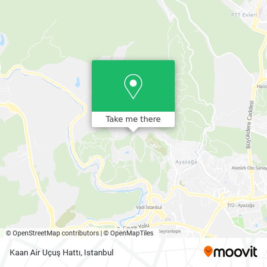 Kaan Air Uçuş Hattı map