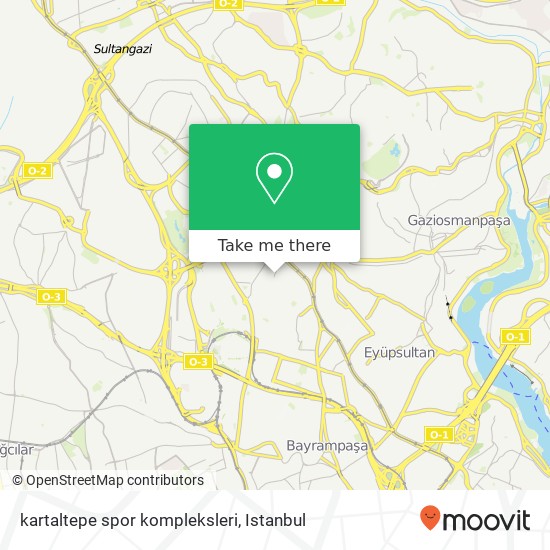 kartaltepe spor kompleksleri map