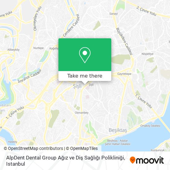 AlpDent Dental Group Ağız ve Diş Sağlığı Polikliniği map