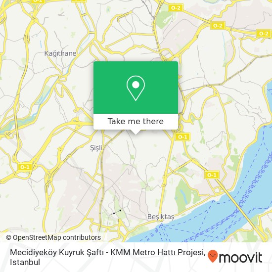 Mecidiyeköy Kuyruk Şaftı - KMM Metro Hattı Projesi map