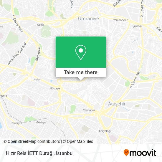 Hızır Reis İETT Durağı map