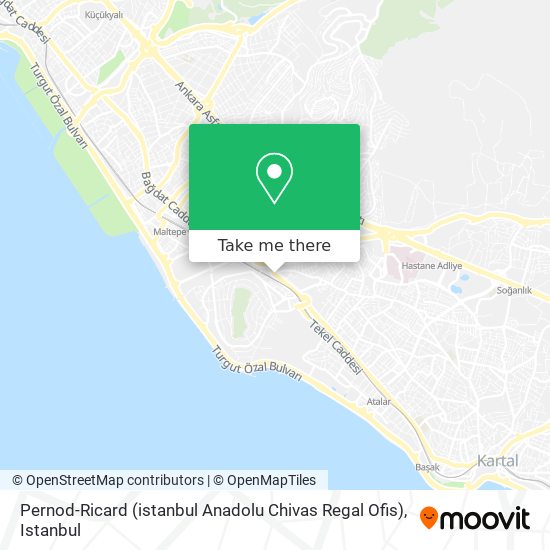 Pernod-Ricard (istanbul Anadolu Chivas Regal Ofis) map