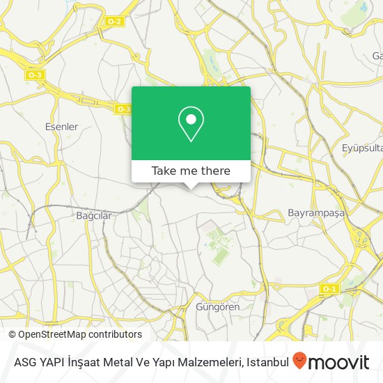 ASG YAPI İnşaat Metal Ve Yapı Malzemeleri map