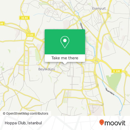 Hoppa Club map