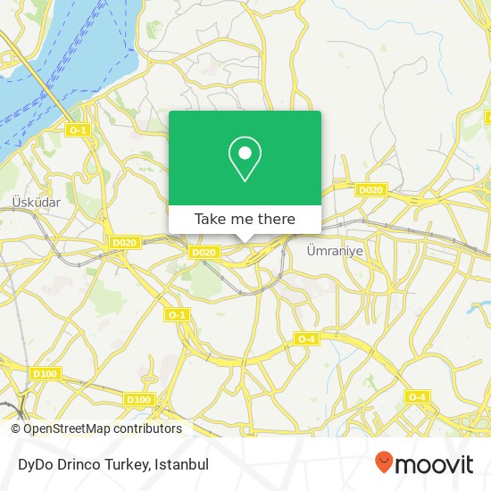 DyDo Drinco Turkey map