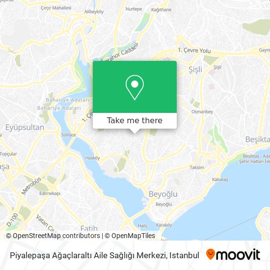 Piyalepaşa Ağaçlaraltı Aile Sağlığı Merkezi map
