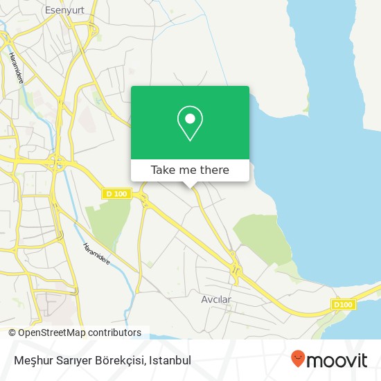 Meşhur Sarıyer Börekçisi map